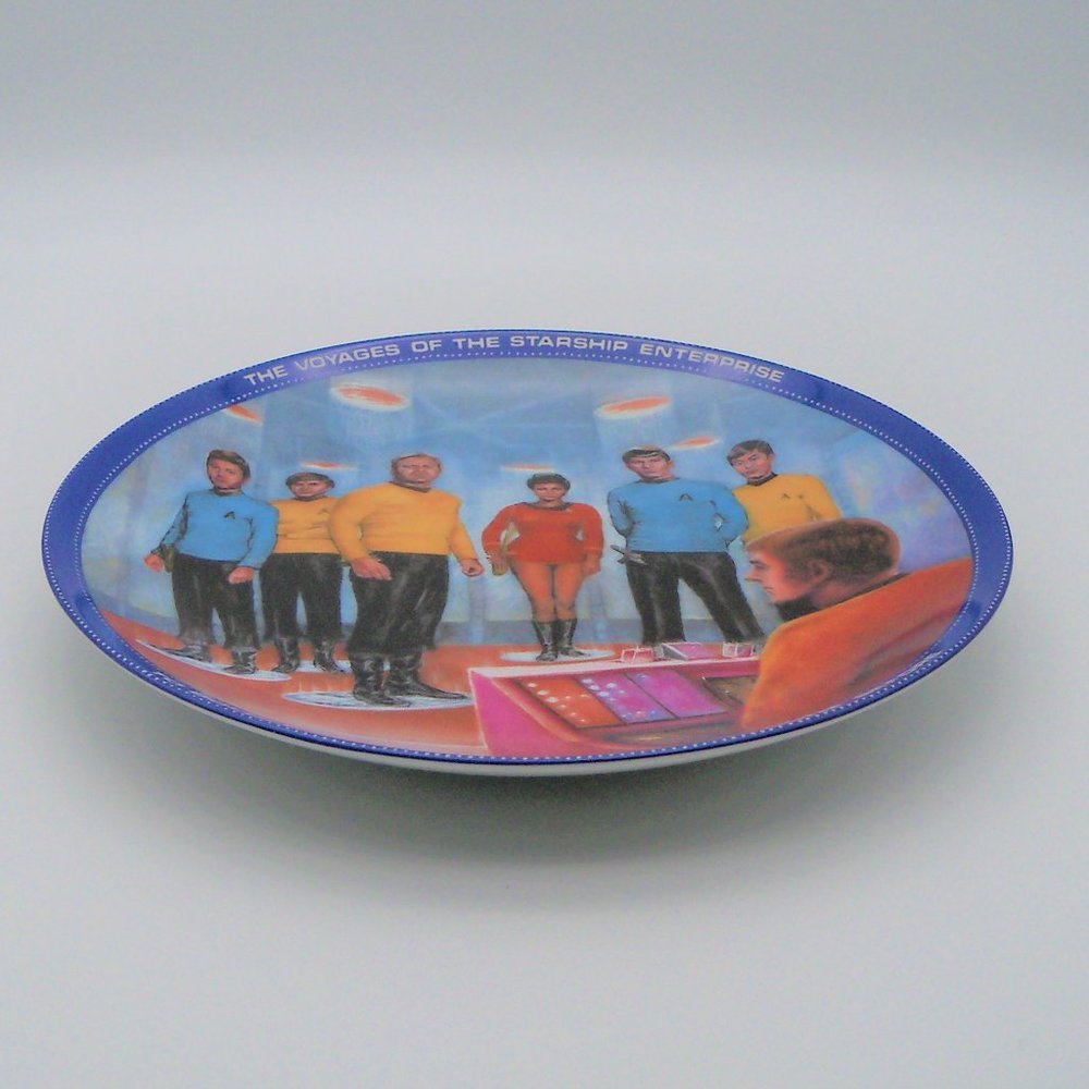 Vintage Star Trek TOS "Beam Us Down Scotty" Plate - Picture 4 of 12